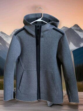 Isaora Neo Bomber Jacket Training Full Zip Softshell Gray Men's Size Small